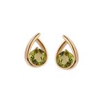 Brinco Gotas Pétalas Ouro 18k