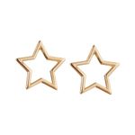 Brinco Estrela Ouro 18k