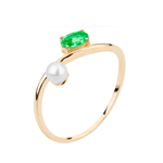 Anel Crisopázio Oval Ouro 18k