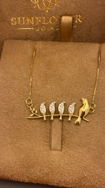 Colar Andorinha Ouro 18k