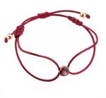 Pulseira Regulável Rodolita Ouro 18k