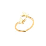 Anel Borboleta Ouro 18k