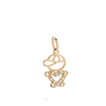 Pingente Menininho Boné Ouro 18k