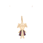 Pingente Menininha Ouro 18k