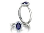 Anel Solitário Aurora Oval Ouro 18k
