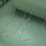 Colar Iniciais Ouro 18k | Coleção Dedicatória