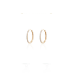 Brinco Argola Prata 925 com Banho de Ouro