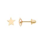 Brinco Estrela Dupla Ouro 18k 