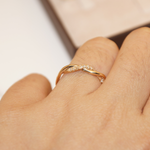 Aliança Ivy Serena Ouro 18k