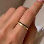 Aliança Sunny Smile Ouro 18k