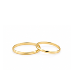 Aliança Slim Tradicional Ouro 18k 