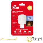 Luminária Led Mini USB Touch 3000K Branco Quente