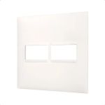 Placa 1+1 Horizontal 4X4