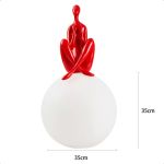Abajur Mez In Vermelho - Nordecor 2564
