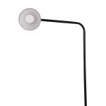 Abajur de Coluna LED Zavi 7W 3000K Ouro Fosco e Preto - Nordecor 2552