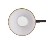 Abajur LED Zavi 7W 3000K Ouro Fosco e Preto - Nordecor 2551
