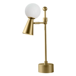 Abajur Teas Dourado Fosco - Nordecor 2473
