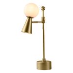 Abajur Teas Dourado Fosco - Nordecor 2473