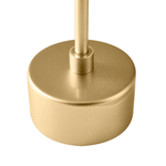 Abajur Teas Dourado Fosco - Nordecor 2473