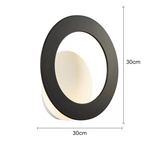 Arandela LED Kote Redondo 30cm 12W 3000K Bivolt - Nordecor 2755