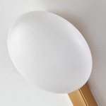 Arandela LED Lolli 5W 3000K Ouro Champagne - Nordecor 2926