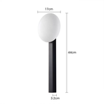Arandela LED Lolli 5W 3000K Preta - Nordecor 2925