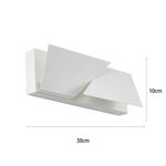 Arandela LED Lozo 2W 3000K Bivolt Branco - Nordecor 2567
