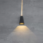 Arandela LED Mid Retangular Facho Duplo Externo 10W 3000K Preto - Nordecor 2006
