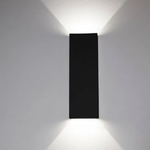 Arandela LED Fit Externo IP65 8W 3000K 25cm Preto - Nordecor 6693