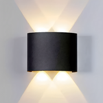 Arandela LED Yori Externo IP65 4W 3000K Preto - Nordecor 2703