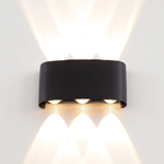 Arandela LED Yori Externo IP65 6W 3000K Preto - Nordecor 2705