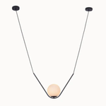 Pendente Gefy Preto com Branco - Nordecor 2306