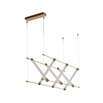 Pendente LED Juli 54W 3000K Bivolt Dourado Fosco - Nordecor 2732