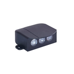 Balizador Refletor LED Itho IP66 3W 3000K Preto - Nordecor 2682