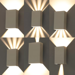 Arandela LED Siki Externo IP65 10W 3000K Branco - Nordecor 6690