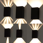Arandela LED Siki Externo IP65 10W 3000K Preto - Nordecor 6691
