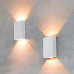 Arandela LED Fit Externo Facho Duplo 4W 3000K Branco - Nordecor 2048
