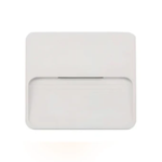 Balizador LED Laya Quadrado Externo IP65 3W 3000K Branco - Nordecor 2290