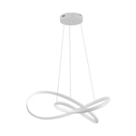 Pendente LED Labra 47W 3000K Bivolt Branco - Nordecor 2163