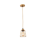 Pendente Ollin 30cm E27 Dourado - Nordecor 2601
