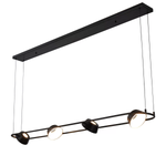 Pendente LED Zavi 28W 3000K Bivolt Preto - Nordecor 2548