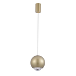Pendente LED Muna 7W 3000K Bivolt Dourado Fosco - Nordecor 2701