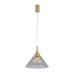 Pendente LED Thom 7W 3000K Bivolt Dourado Fosco - Nordecor 2695