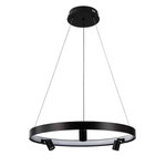 Pendente LED Lilla Redondo 60cm 48W 3000K Bivolt Preto - Nordecor 2539