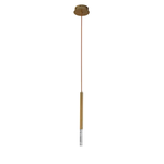Pendente LED Pean 3W 3000K Bivolt Dourado Fosco - Nordecor 2518
