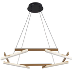 Pendente LED Wida 82cm 60W 3000K Bivolt Ouro Champagne - Nordecor 2787