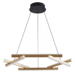 Pendente LED Wida 66cm 45W 3000K Bivolt Ouro Champagne - Nordecor 2788