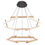 Pendente LED Wida 80cm 100W 3000K Bivolt Ouro Champagne - Nordecor 2786