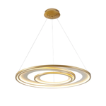 Pendente LED Zahal 98W 3000K Bivolt Dourado Fosco - Nordecor 2507