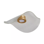 Plafon de Sobrepor LED Adini 14W 3000K Bivolt Dourado Fosco - Nordecor 2495
